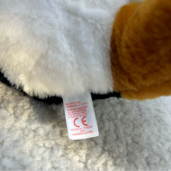 TY Classic Plush 2018 ROSCOE the Bernese Mountain Dog 9.5" gold glittery eyes - Picture 6 of 12